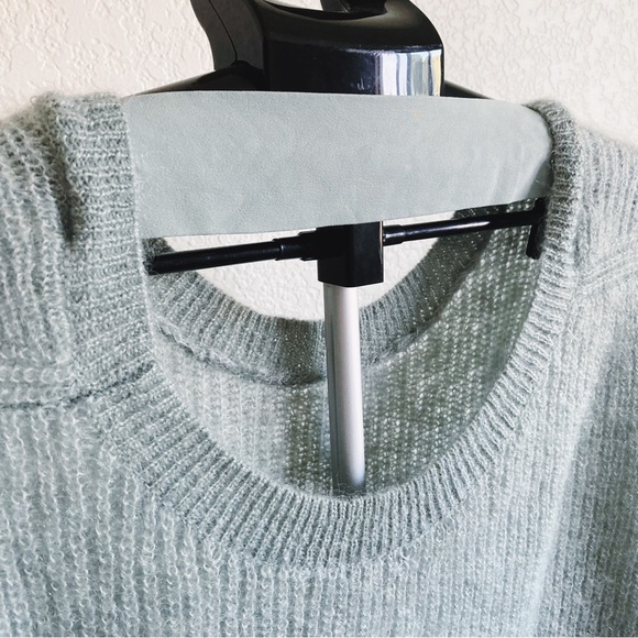 COS Mohair & Wool Blend Crewneck Sweater Ribbon Back Detail - Picture 5 of 8